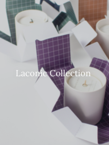 Brand & Iron Laconic Collection 8oz Ceramic Candles
