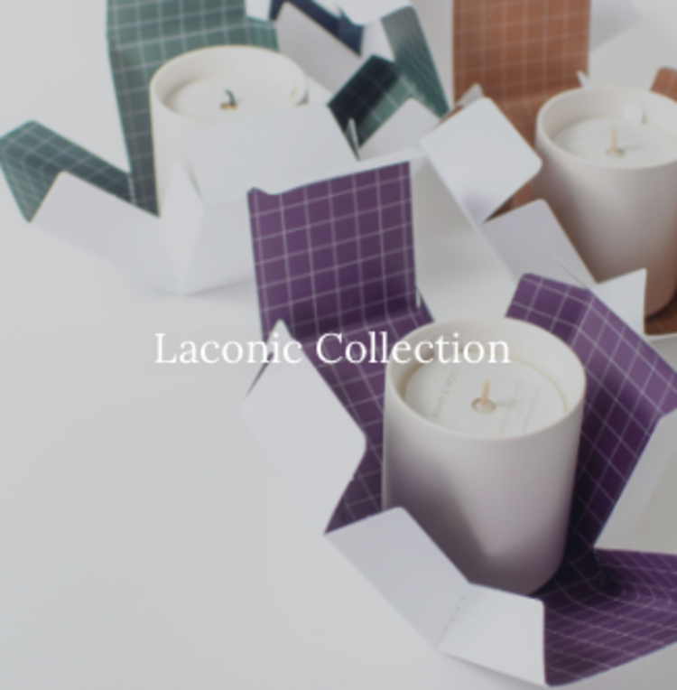 Brand & Iron Laconic Collection 8oz Ceramic Candles