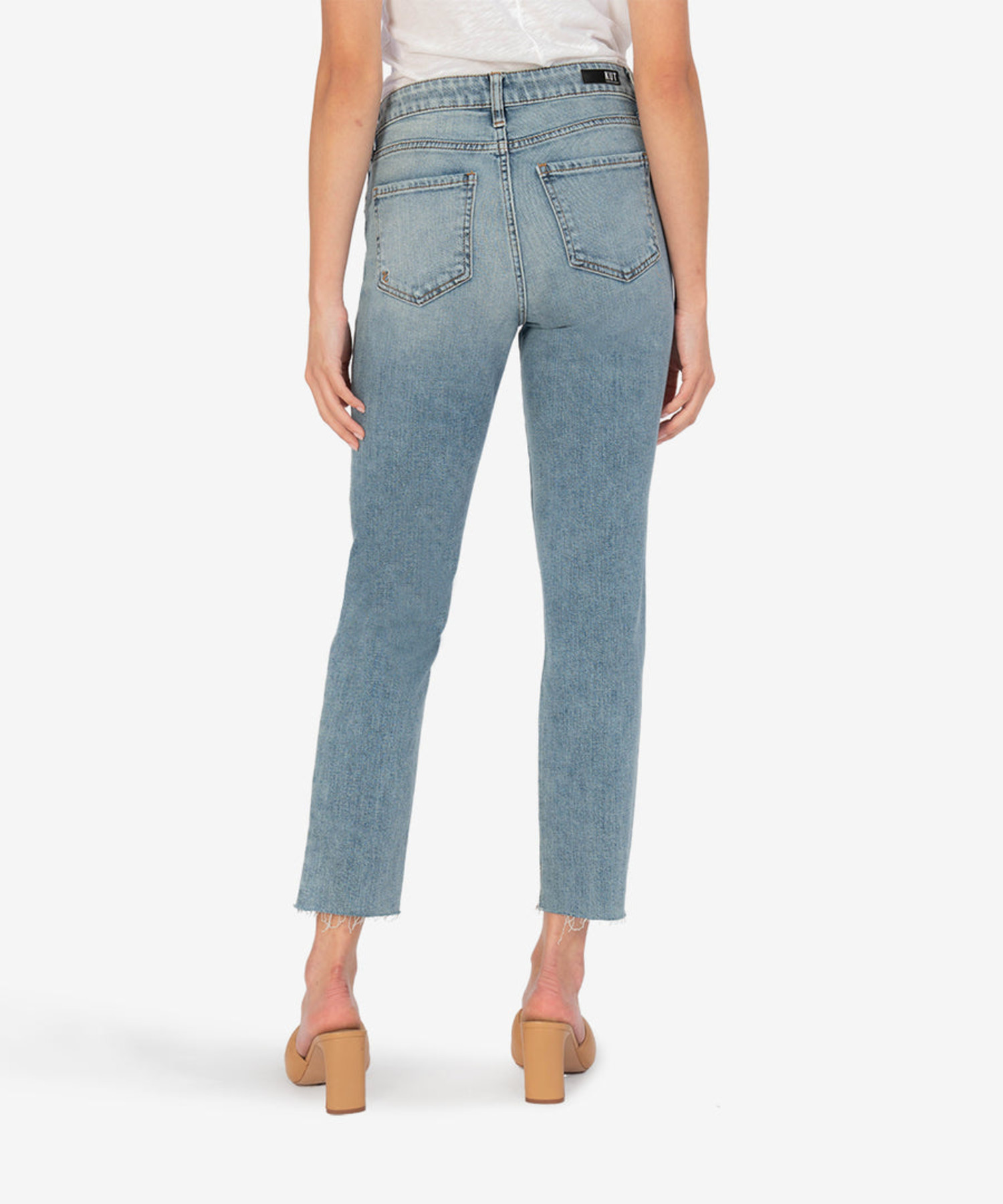 Reese Ankle Straight Leg W/ Raw Hem 