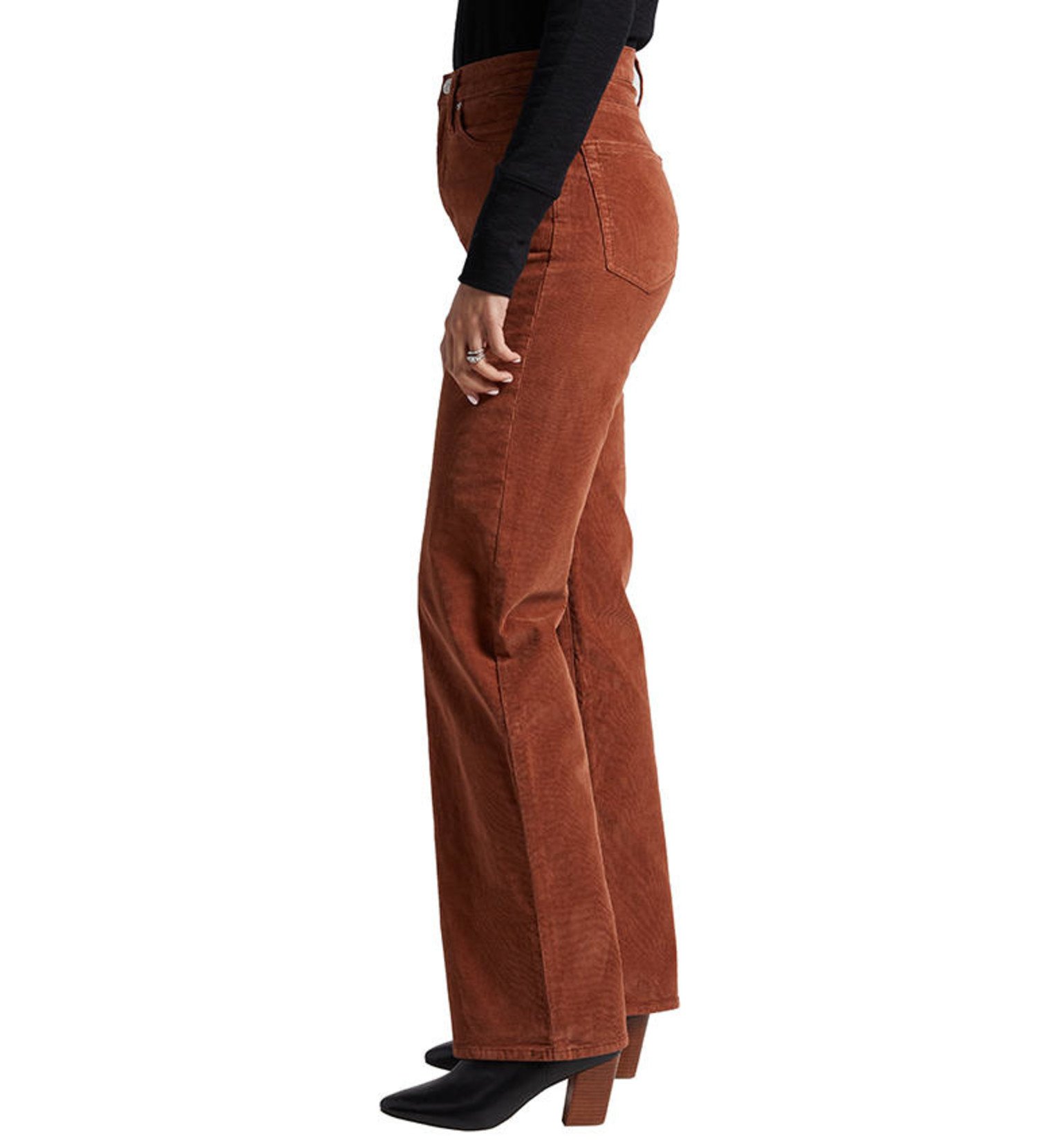 Silver Women's Highly Desirable Ultra High Rise Slim Fit Corduroy Pants