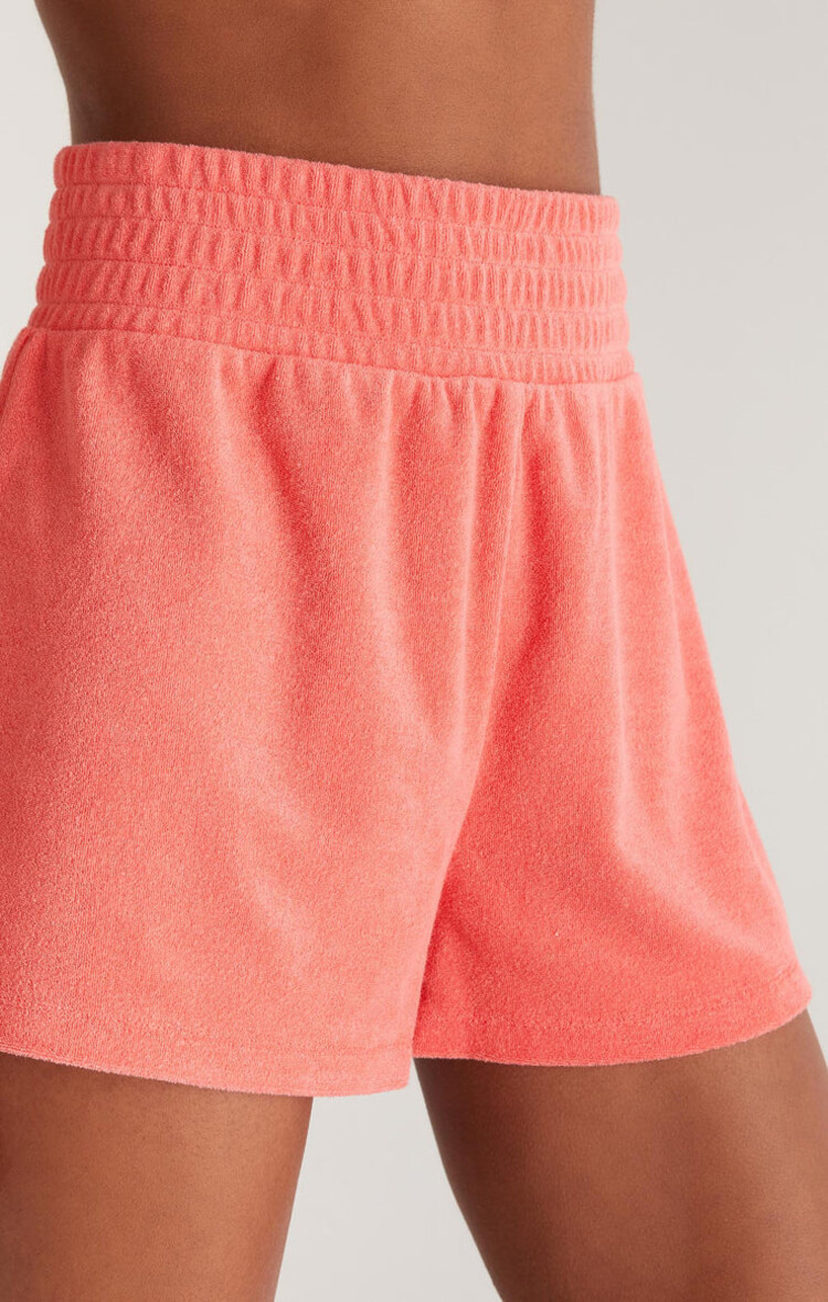 Z Supply Vanna Smocked Short