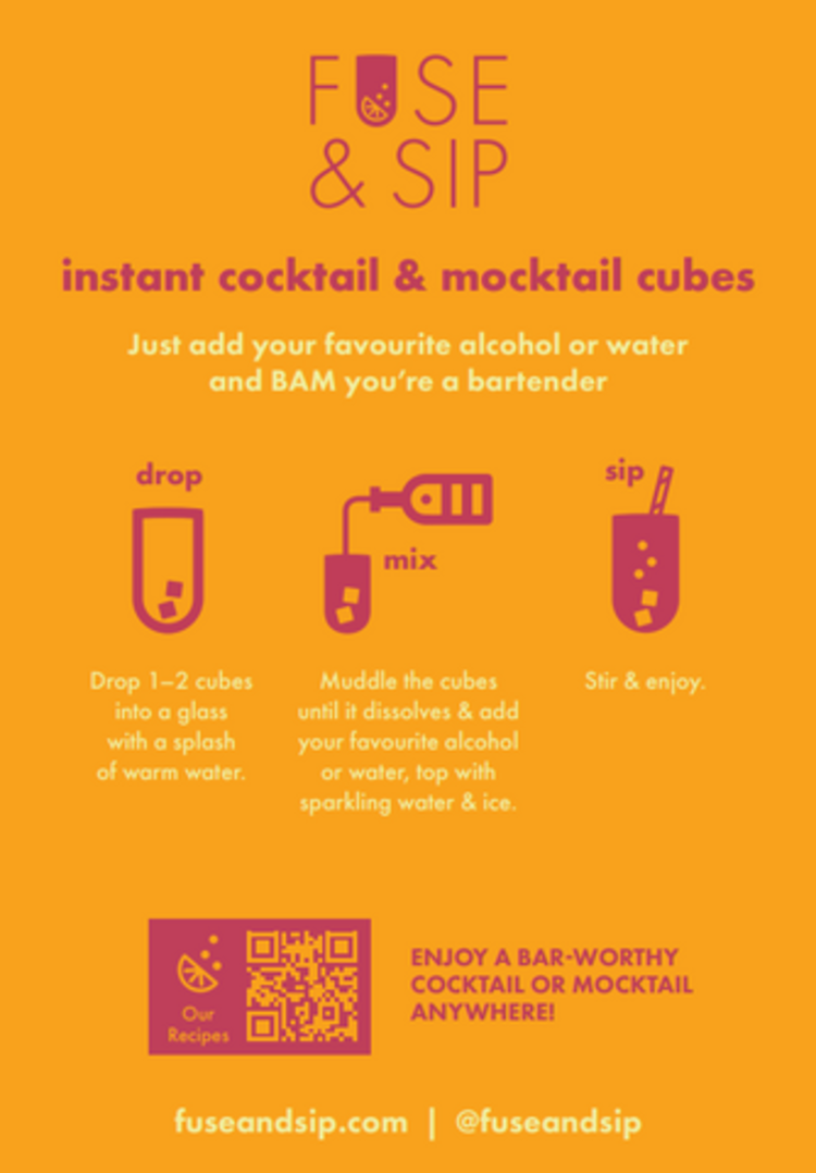 Fuse & Sip Instant Infusion Cube - 6 Pack