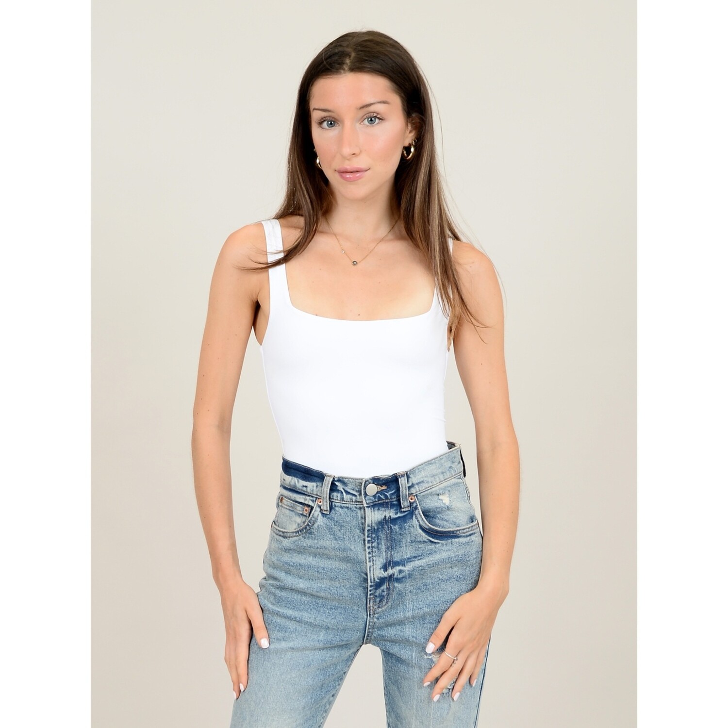 RD Style Second Skin Stacy Square Neck Bodysuit – Three Broke Sisters