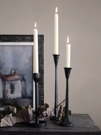 Creative Co-op Cast Iron Taper Candle Holder