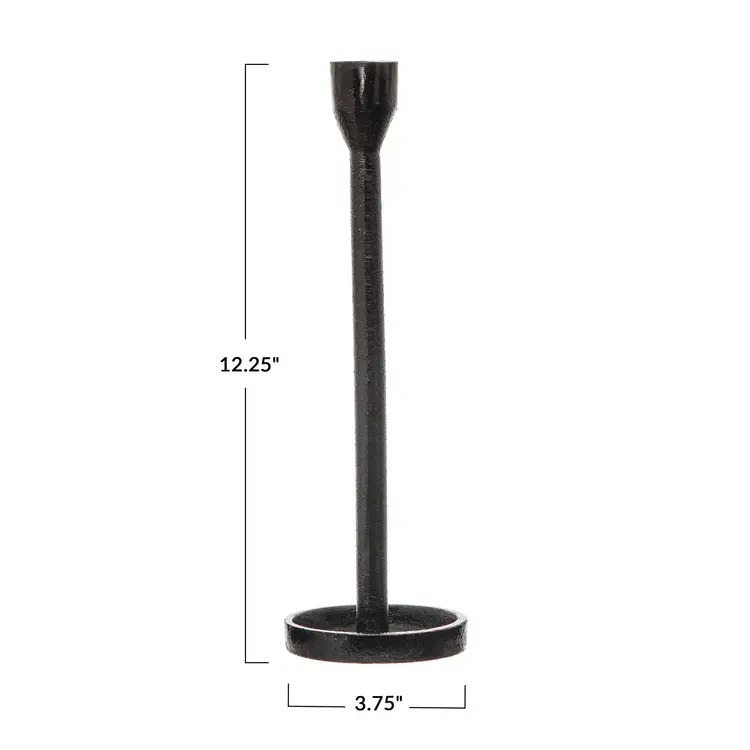 Creative Co-op Cast Iron  Taper Candle Holder