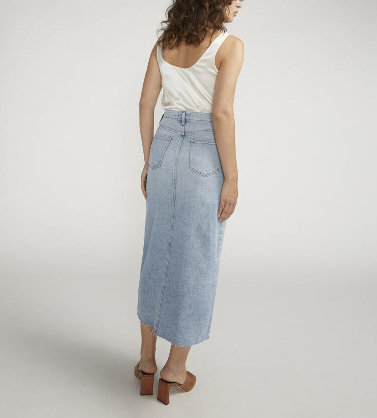 Silver Jeans Co. Denim Midi Skirt