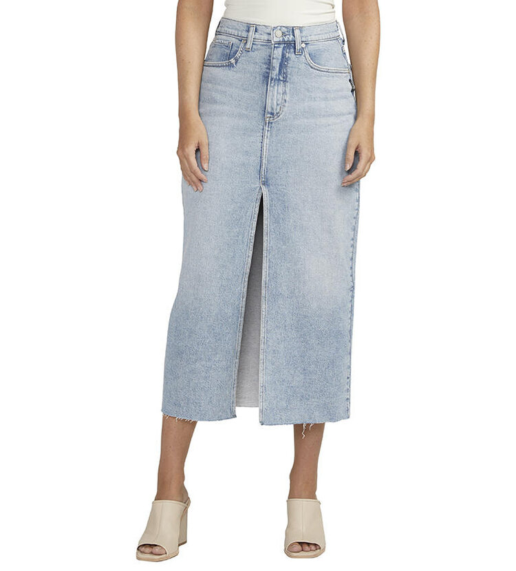 Silver Jeans Co. Denim Midi Skirt
