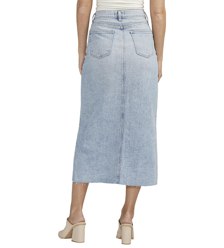 Silver Jeans Co. Denim Midi Skirt