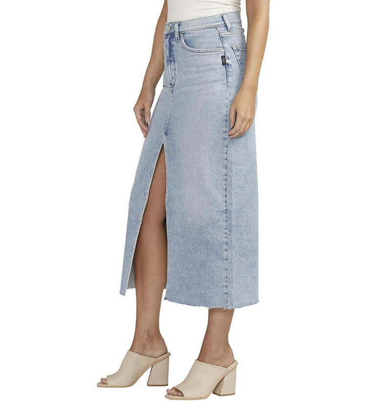Silver Jeans Co. Denim Midi Skirt