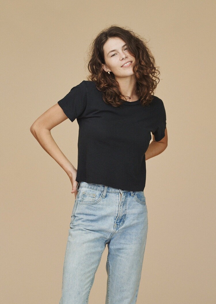 Jungmaven cropped ojal tee