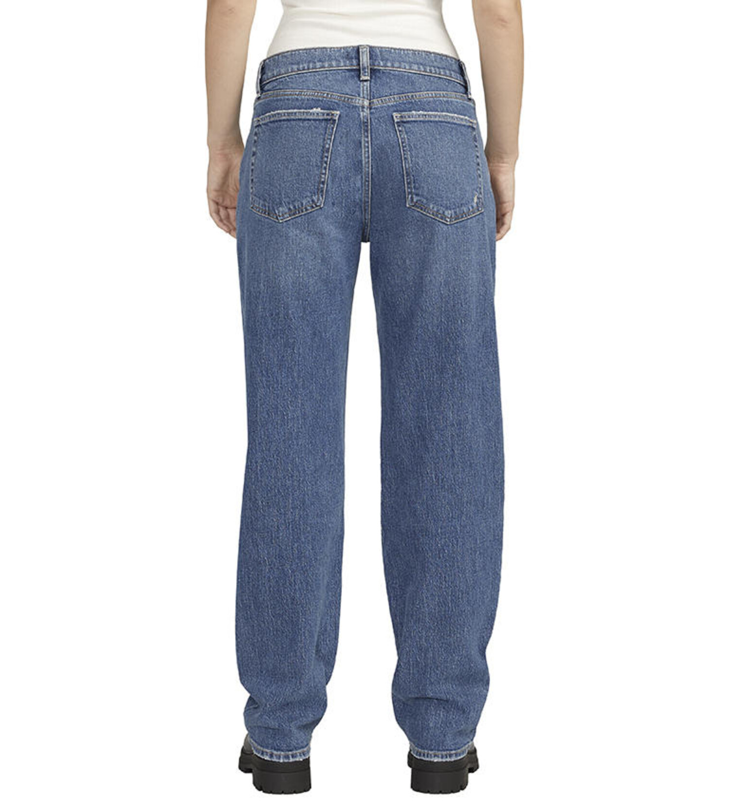 Jean silver top