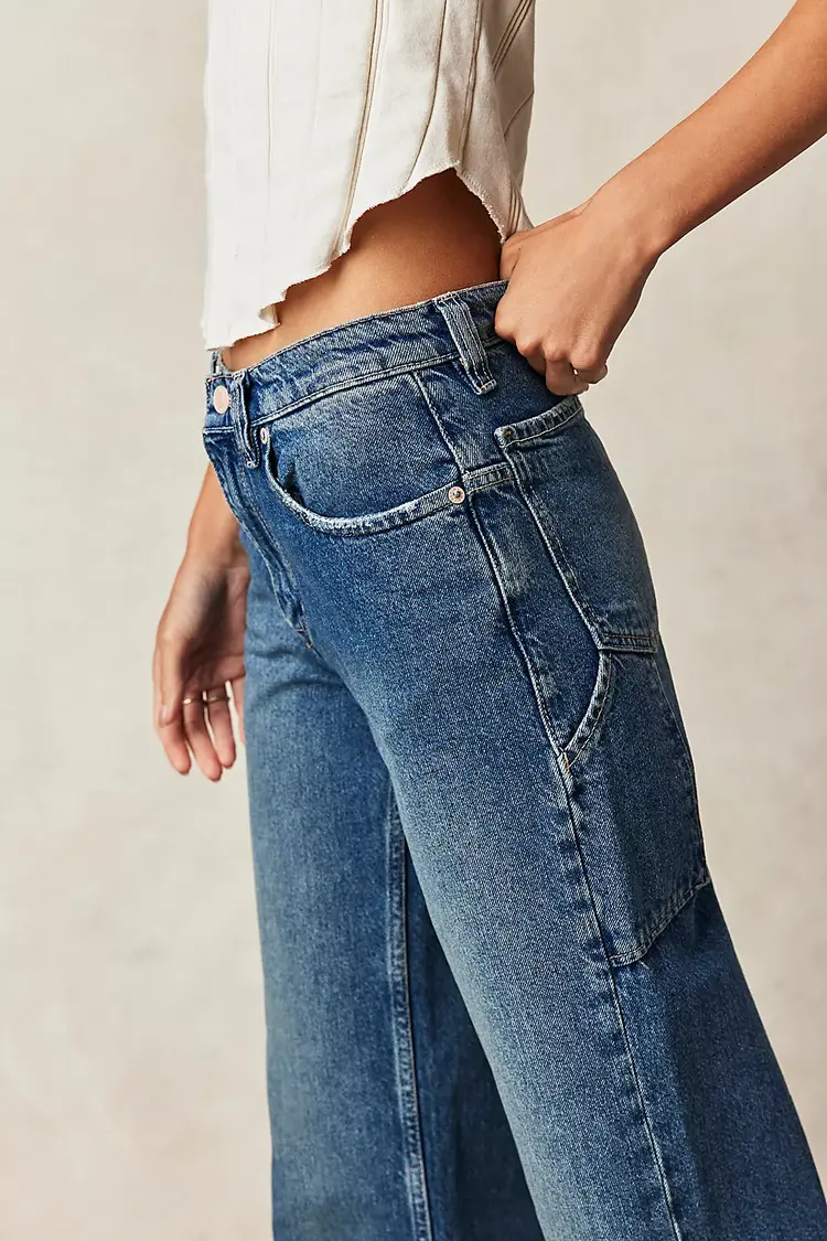 Free People Tinsley Baggy High-Rise Jeans
