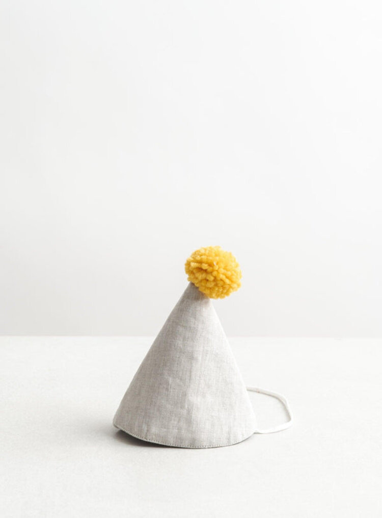 Confetti Mill Linen Birthday Hat