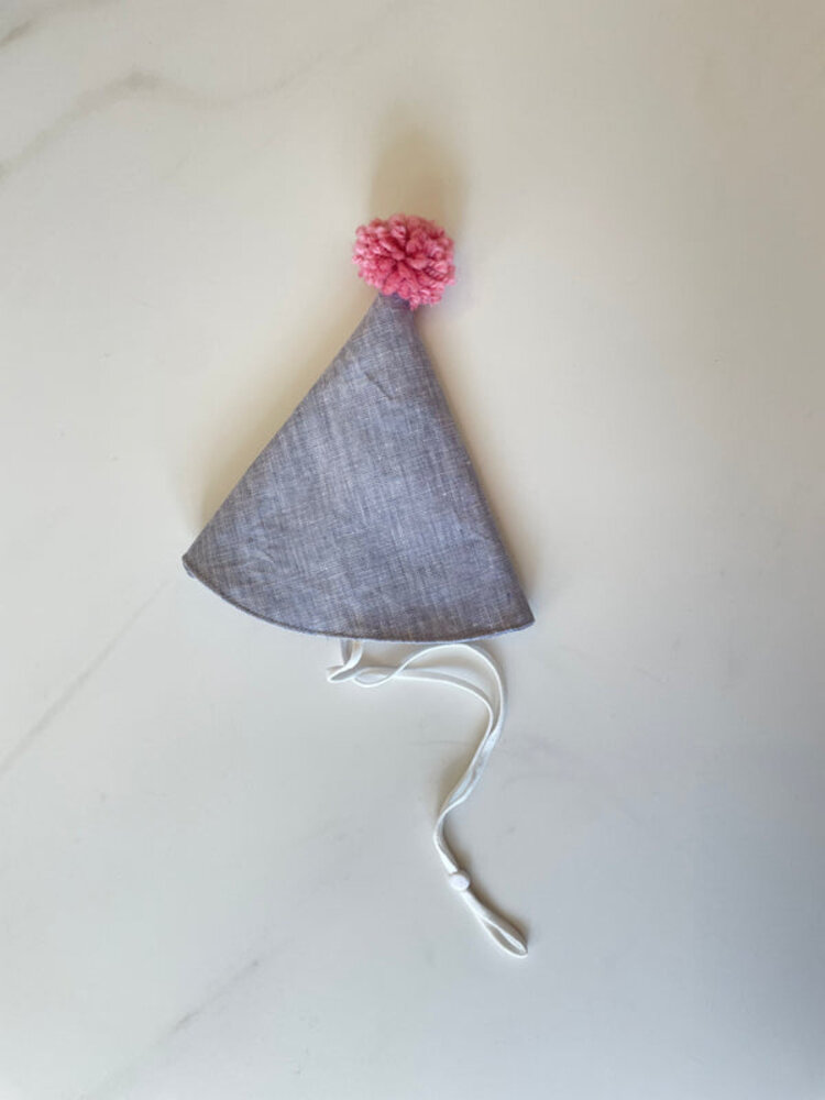 Confetti Mill Linen Birthday Hat