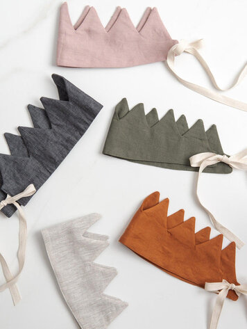 Confetti Mill Linen Crown