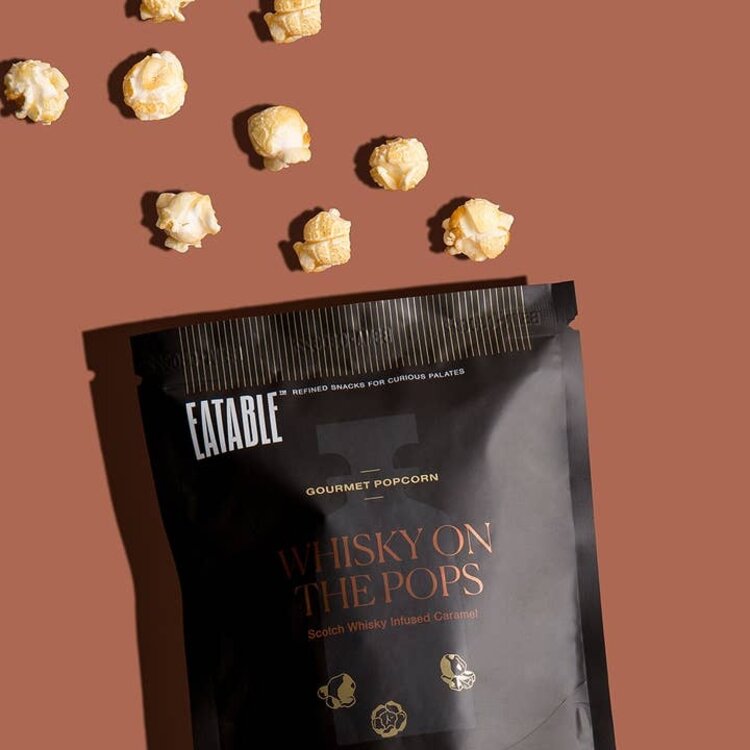Eatable Popcorn Mini Whisky On the Pops - Gourmet Caramel Kettle Popcorn