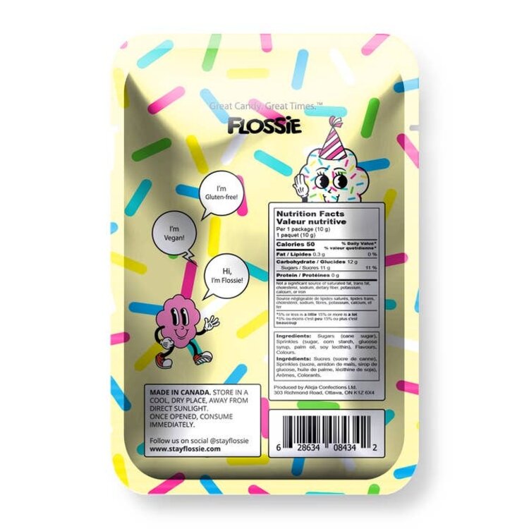 Flossie Birthday Cake Cotton Candy