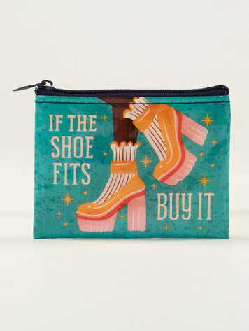 Blue Q If The Shoe Fits Coin Purse
