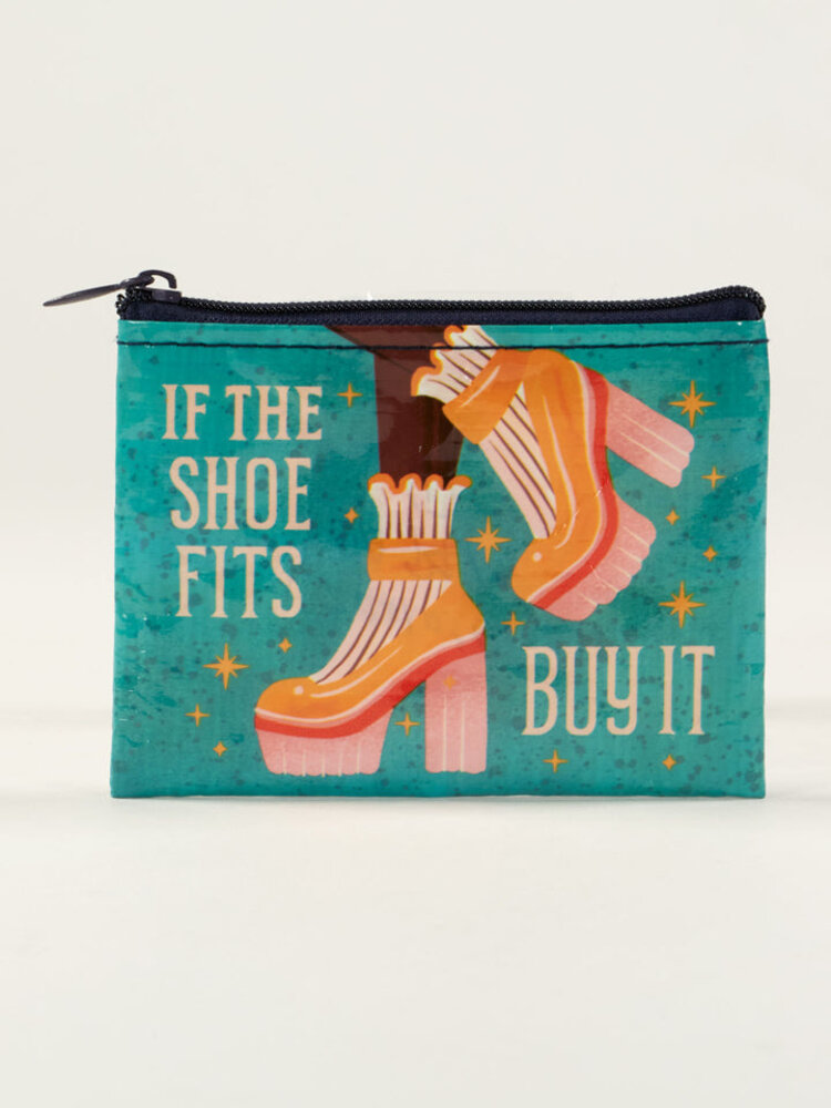 Blue Q If The Shoe Fits Coin Purse