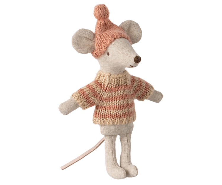 Maileg Big Sister Mouse Knitted Sweater & Hat