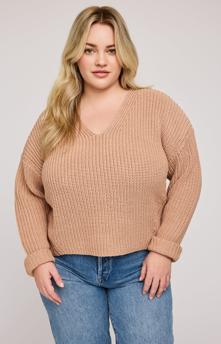 Gentle Fawn Spencer V-Neck Knit Sweater