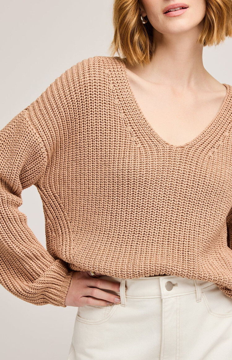 Gentle Fawn Spencer V-Neck Knit Sweater