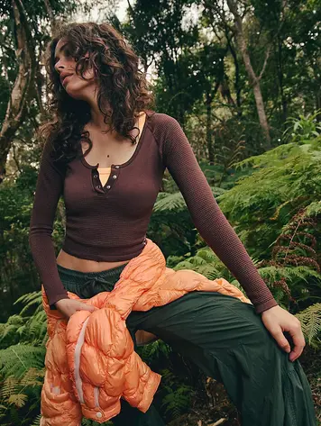 Free People Bail Out Long Sleeve Layer