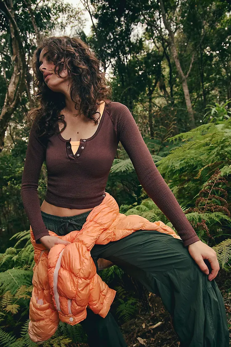 Free People Bail Out Long Sleeve Layer