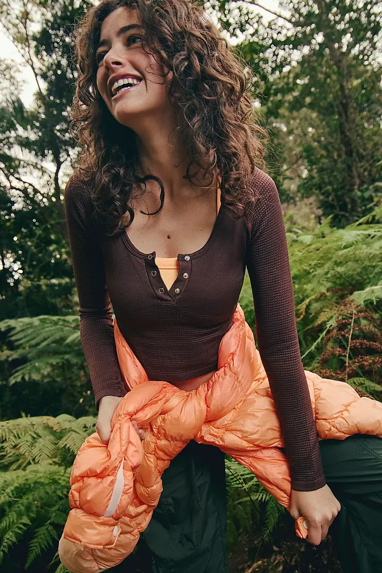 Free People Bail Out Long Sleeve Layer