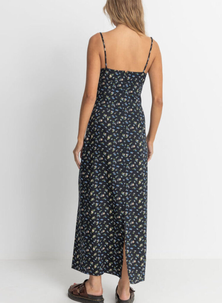 Rhythm Fleur Floral Gathered Maxi Dress