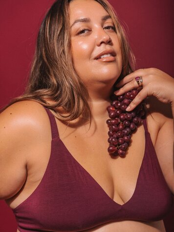 Huha Special Edition Maroon - Triangle Bra