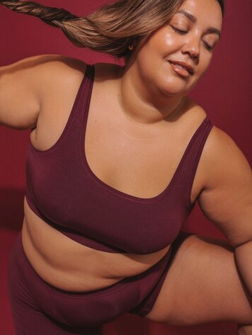 Huha Special Edition Maroon - Sporty Bralette