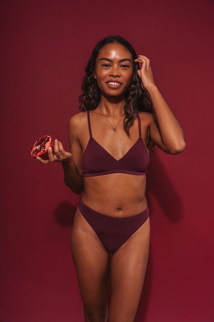 Huha Special Edition Maroon - High Rise Thong