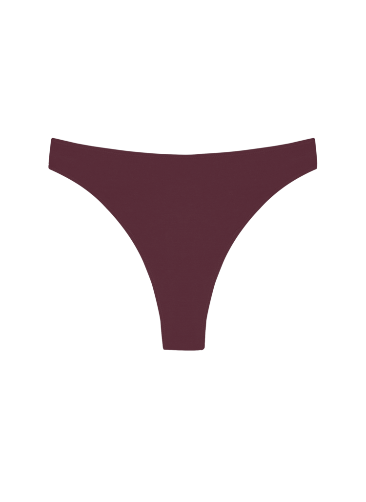 Huha Special Edition Maroon - High Rise Thong