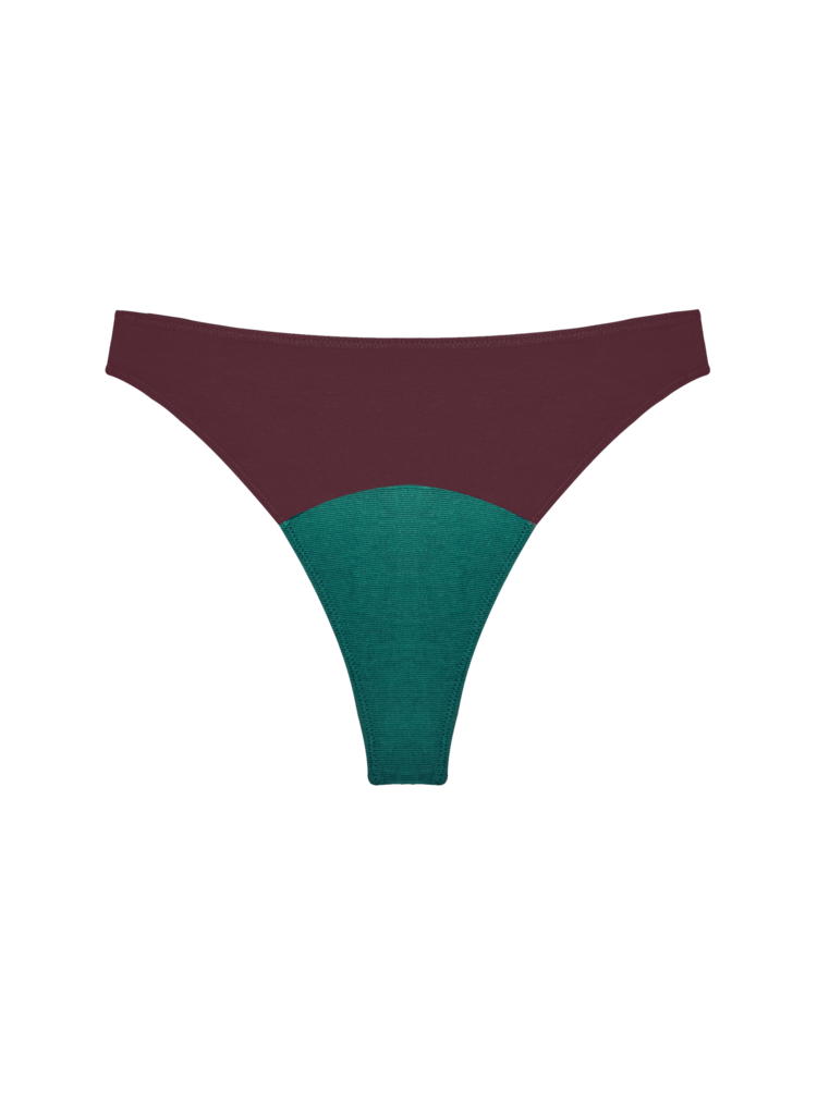 Huha Special Edition Maroon - High Rise Thong