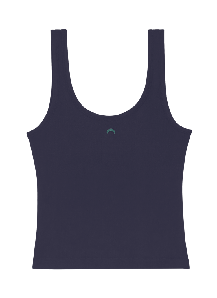 Huha Special Edition Navy - Sporty Crop Tank