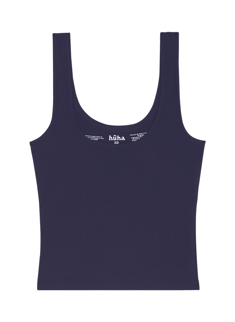 Huha Special Edition Navy - Sporty Crop Tank