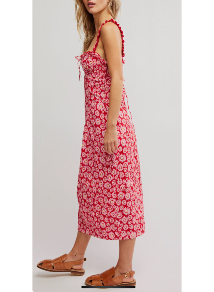 Free People Lucinda Printed Midi Dress
