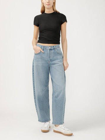 Silver Jeans Co. High Rise Barrel Leg Jeans