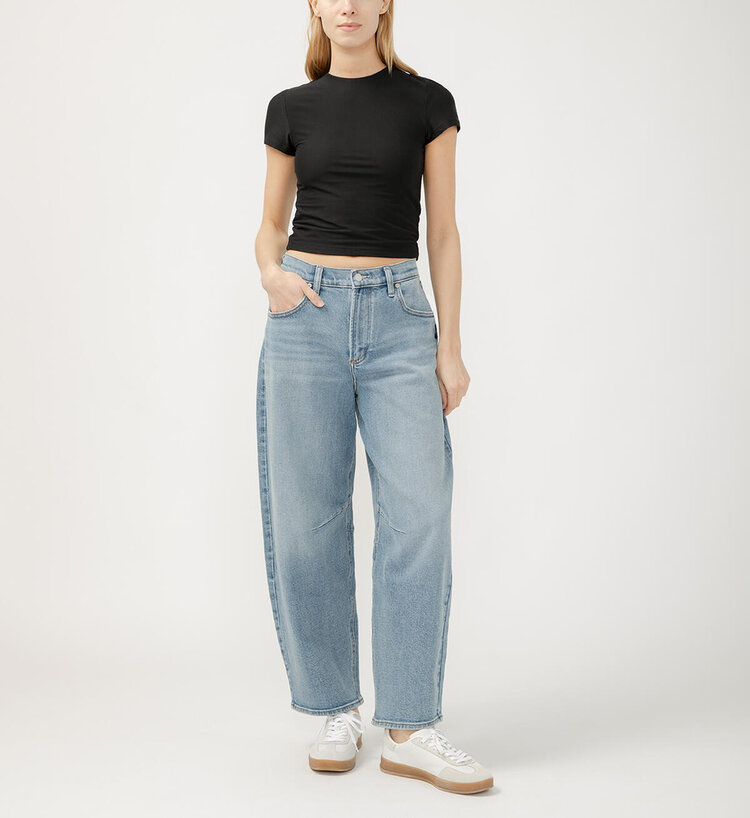 Silver Jeans Co. High Rise Barrel Leg Jeans