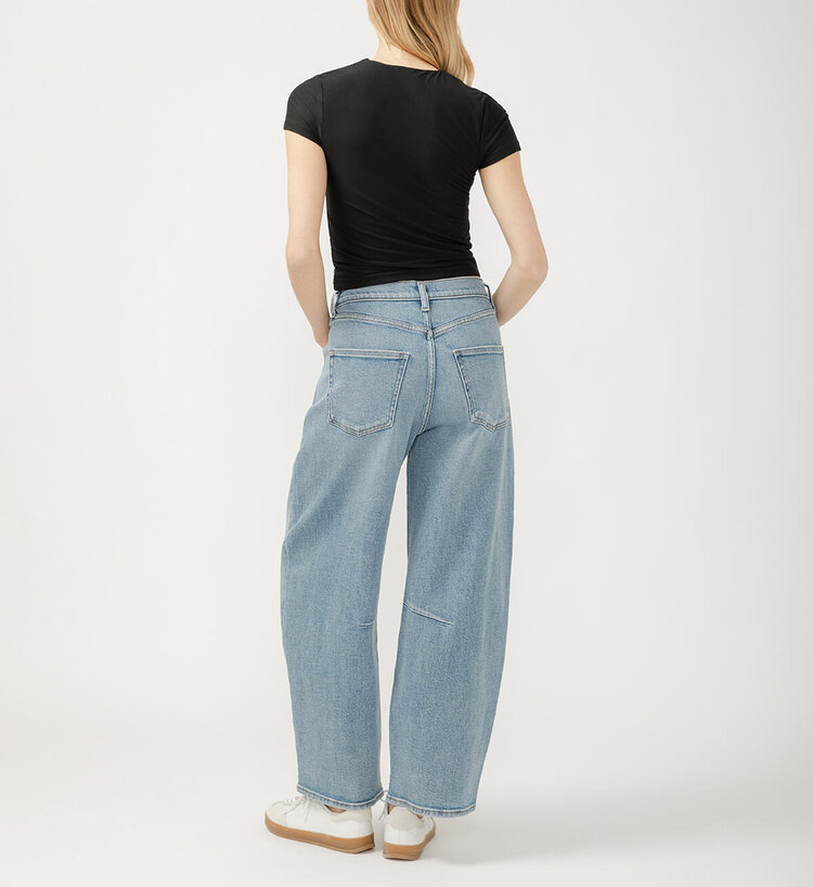 Silver Jeans Co. High Rise Barrel Leg Jeans