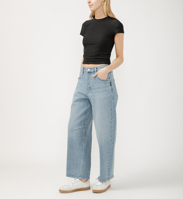 Silver Jeans Co. High Rise Barrel Leg Jeans