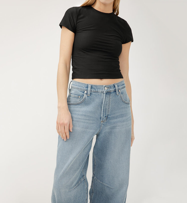 Silver Jeans Co. High Rise Barrel Leg Jeans