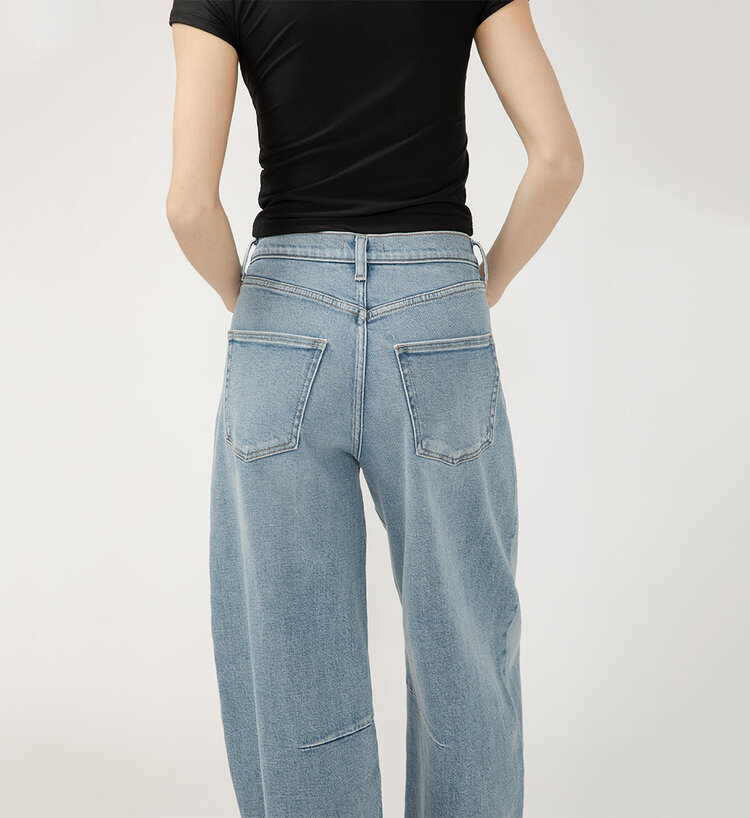 Silver Jeans Co. High Rise Barrel Leg Jeans