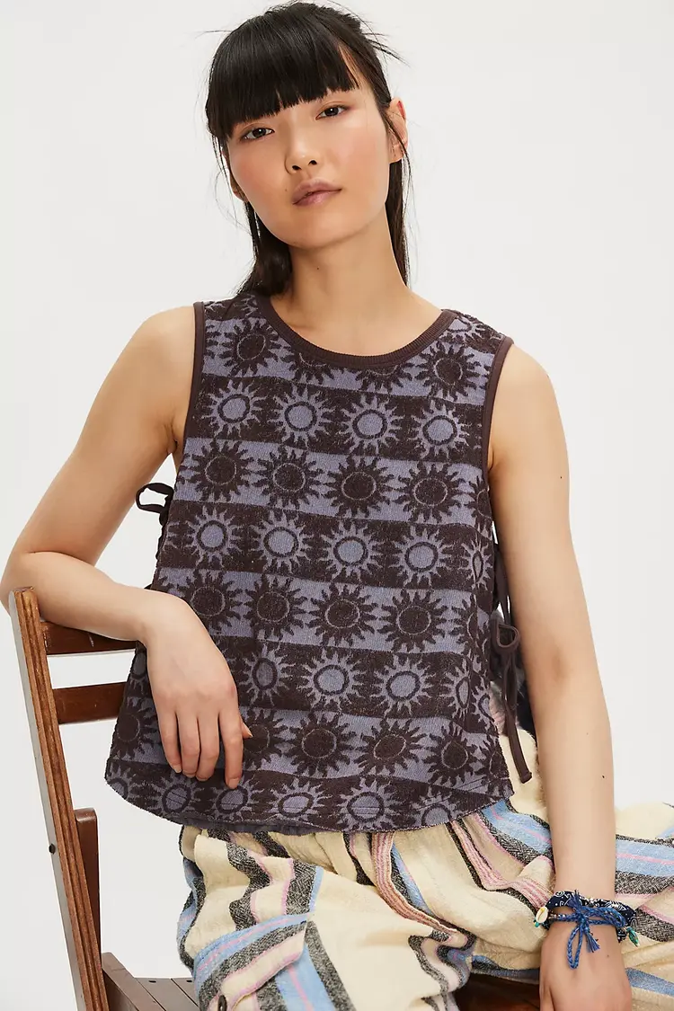 Free People Towel Terry Top