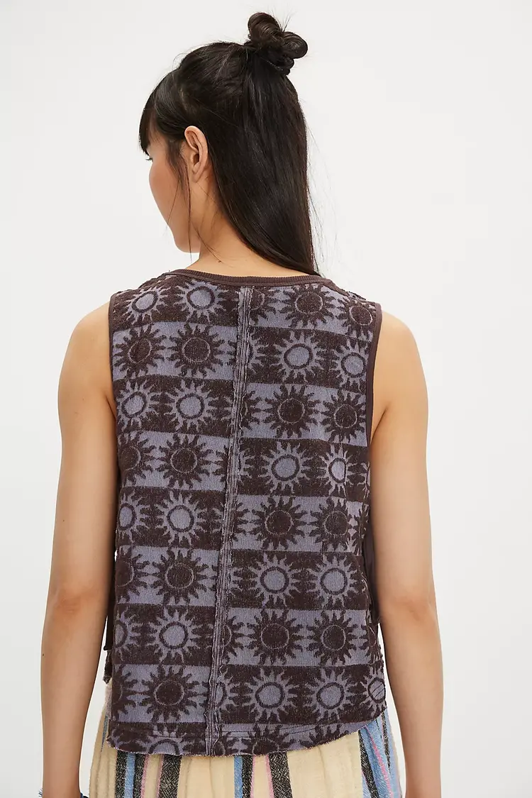 Free People Towel Terry Top