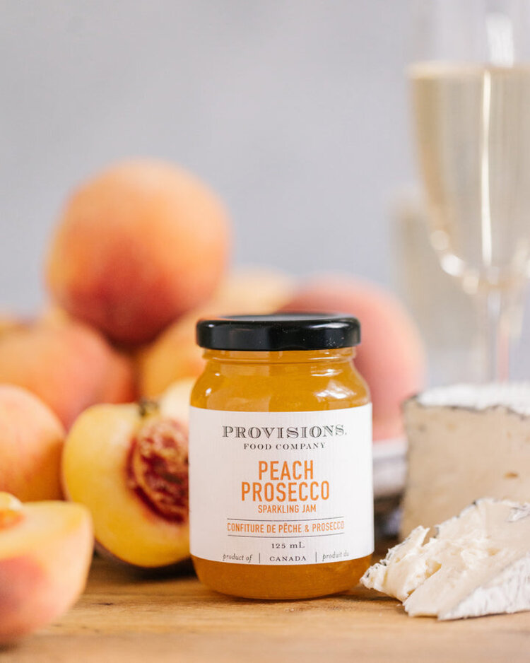 Provisions Food Company Peach Prosecco Sparkling Jam