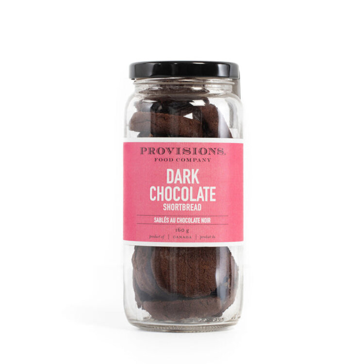 Provisions Food Company Dark Chocolate Shortbread