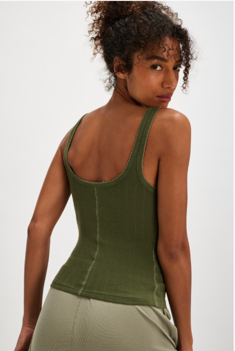 Free People End Game Pointelle Tank