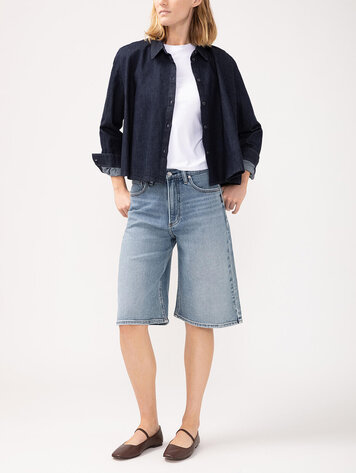 Silver Jeans Co. Be Easy High Rise Long Shorts